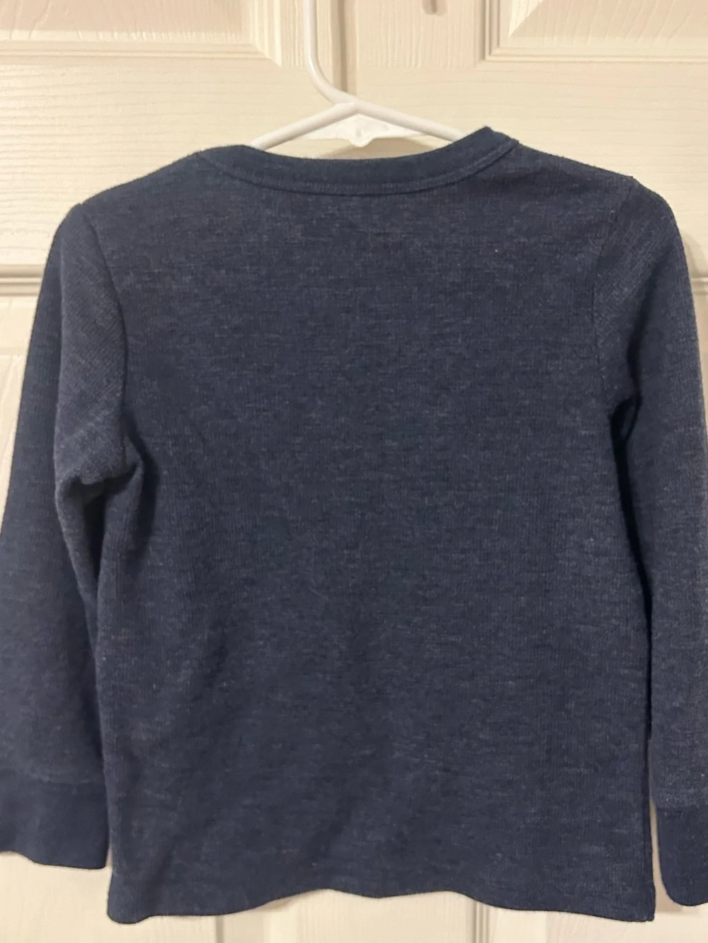 Boys, The Children's Place, Navy Blue Long-Sleeve Crewneck Top, 3T